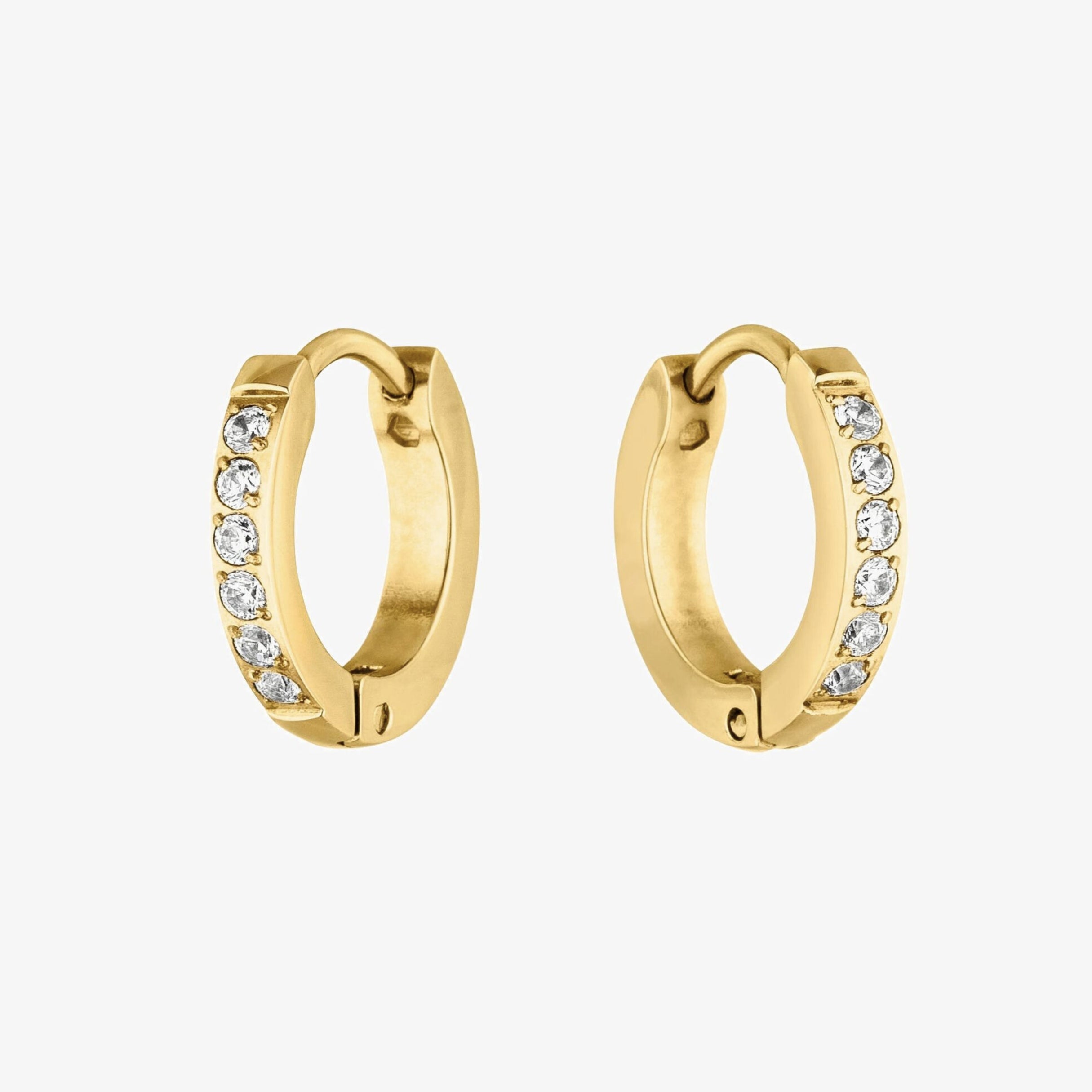 Tiny Gold Hoop Earrings