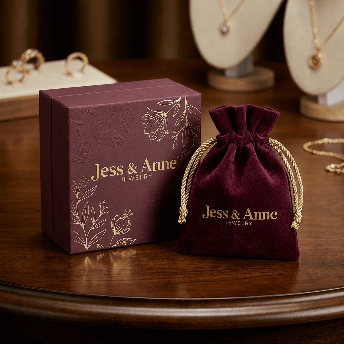 Jess & Anne Jewelry packaging