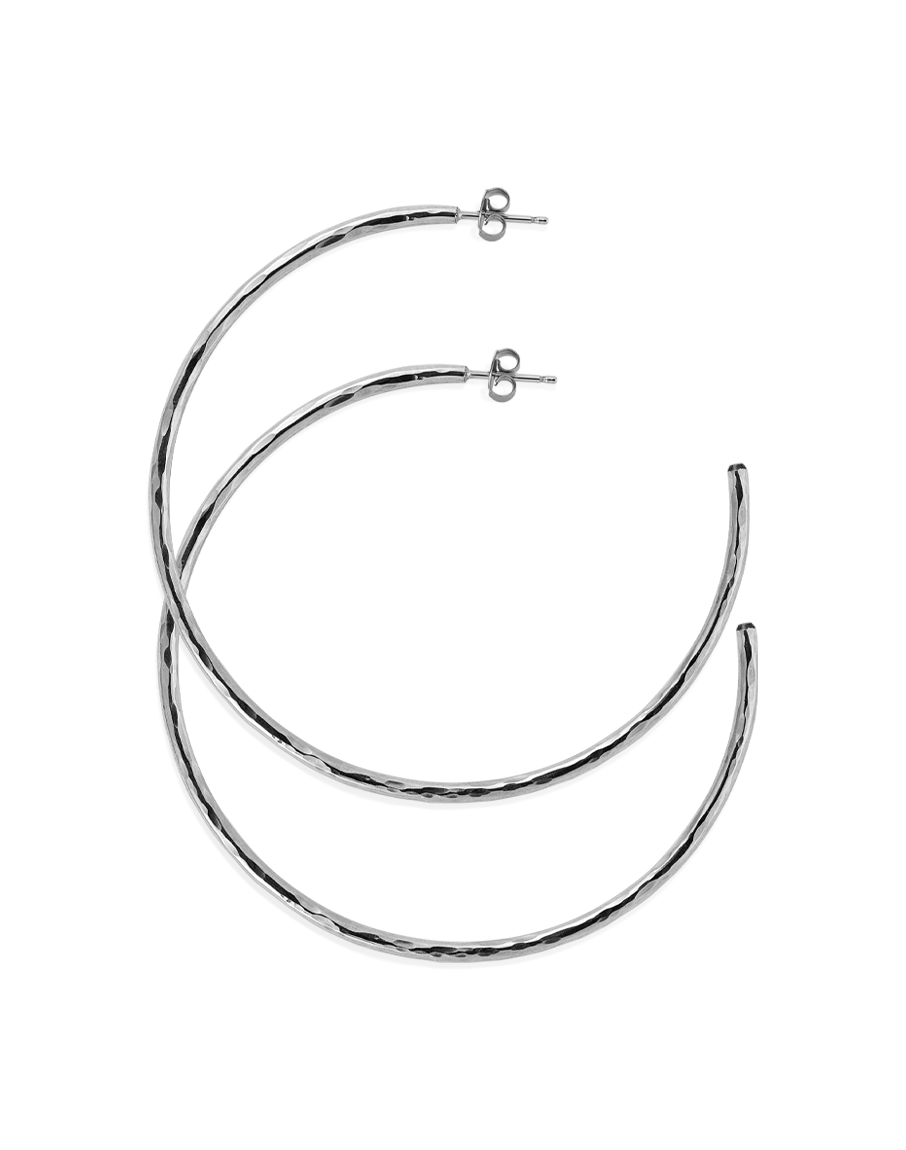 Gold hoop earrings
