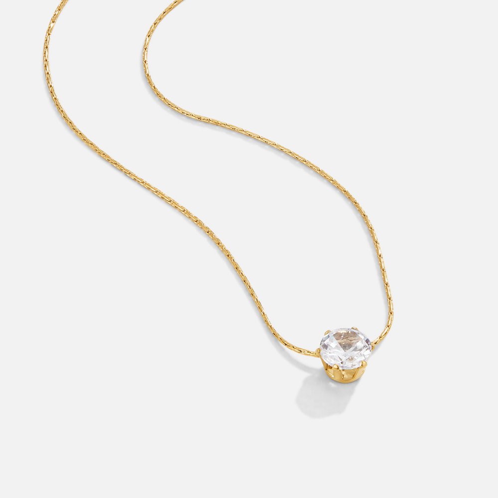 Lora Round Crystal Necklace - Joie d’Or