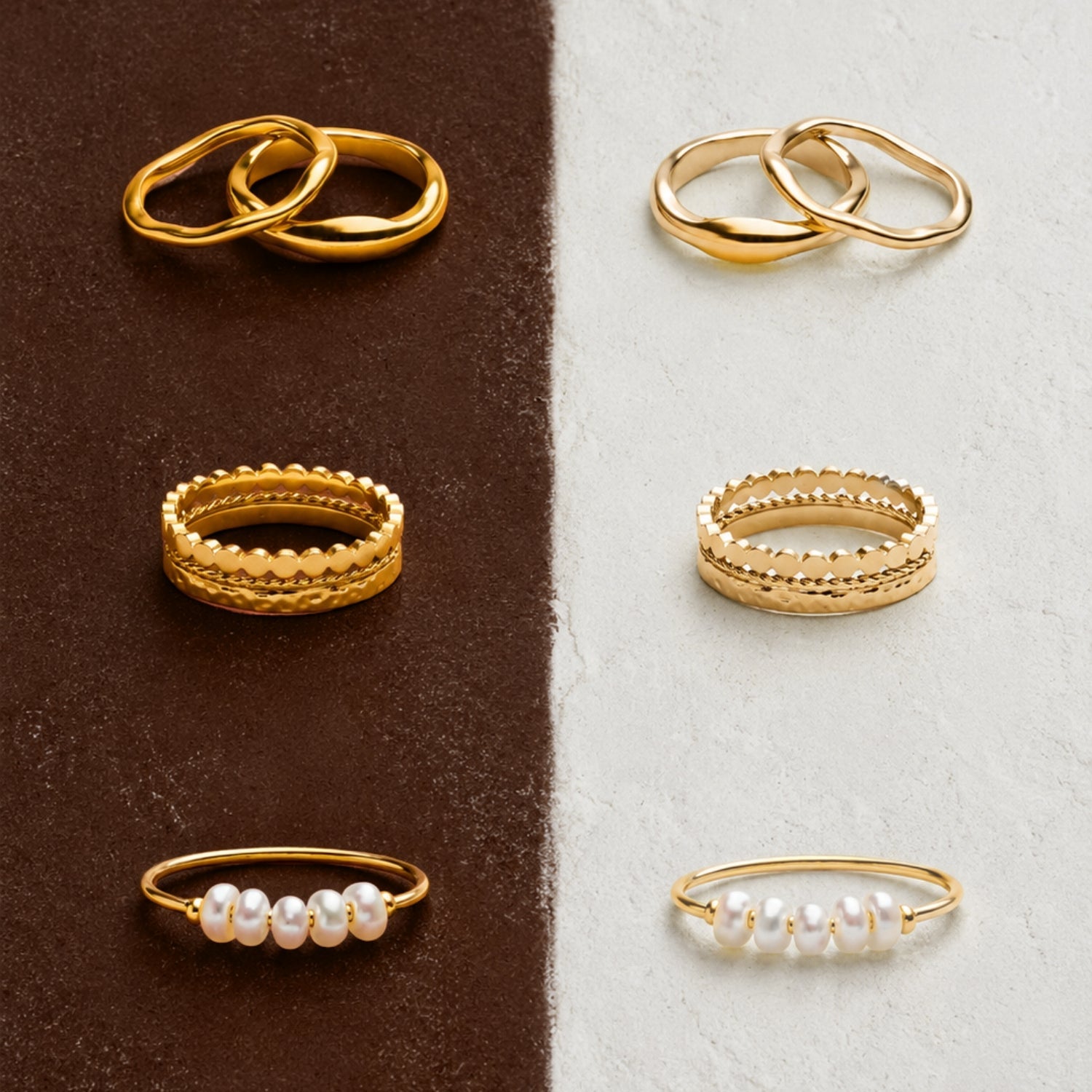 Mini Pearls Ring