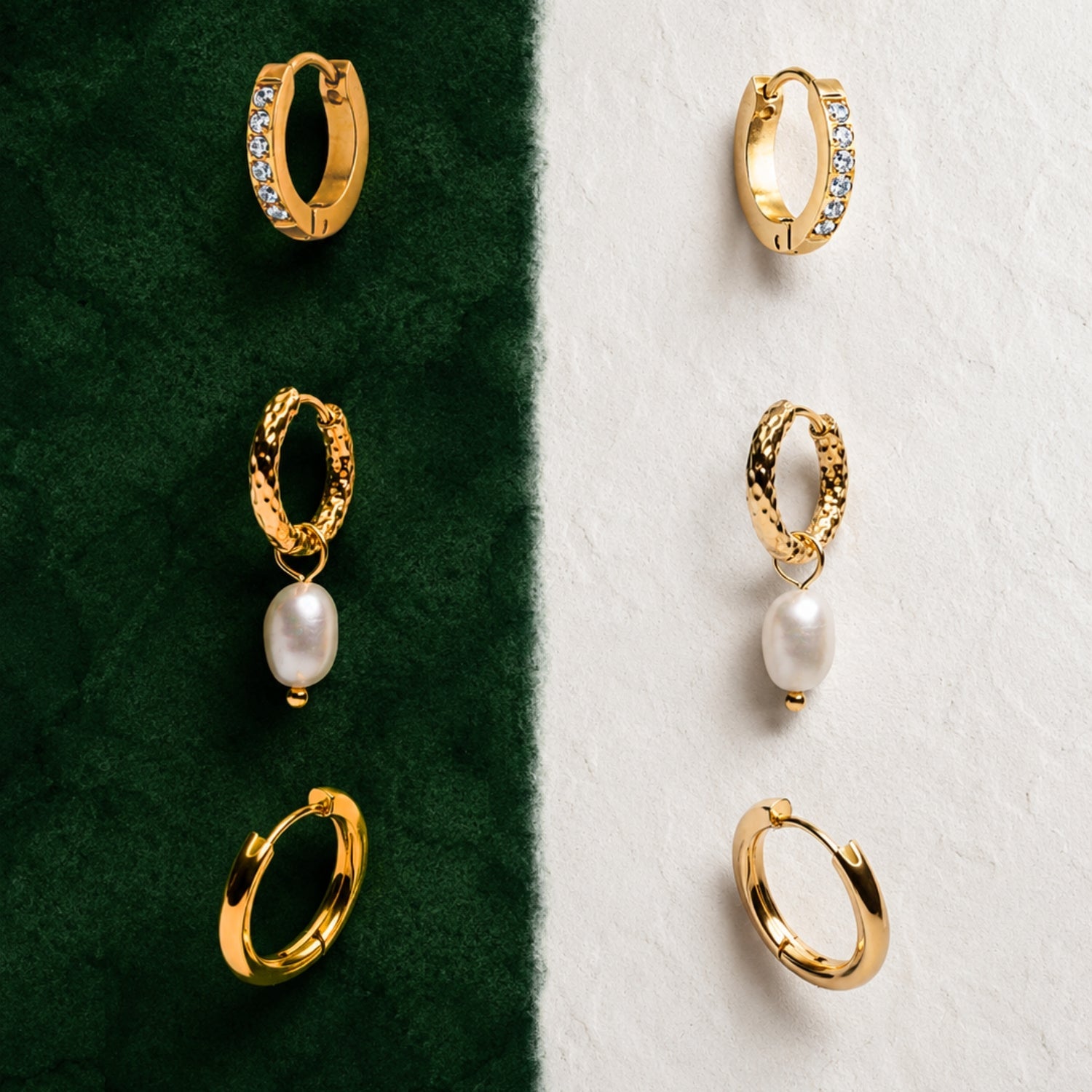 Tiny Gold Hoop Earrings