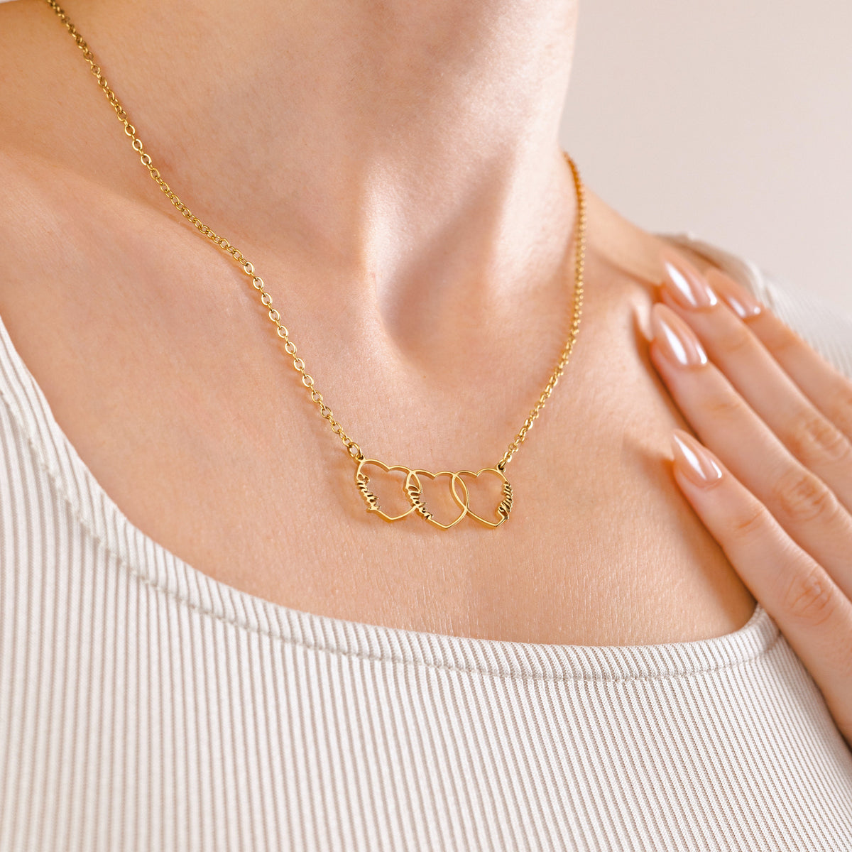 Personalized Heart Name Necklace - Regal Collective