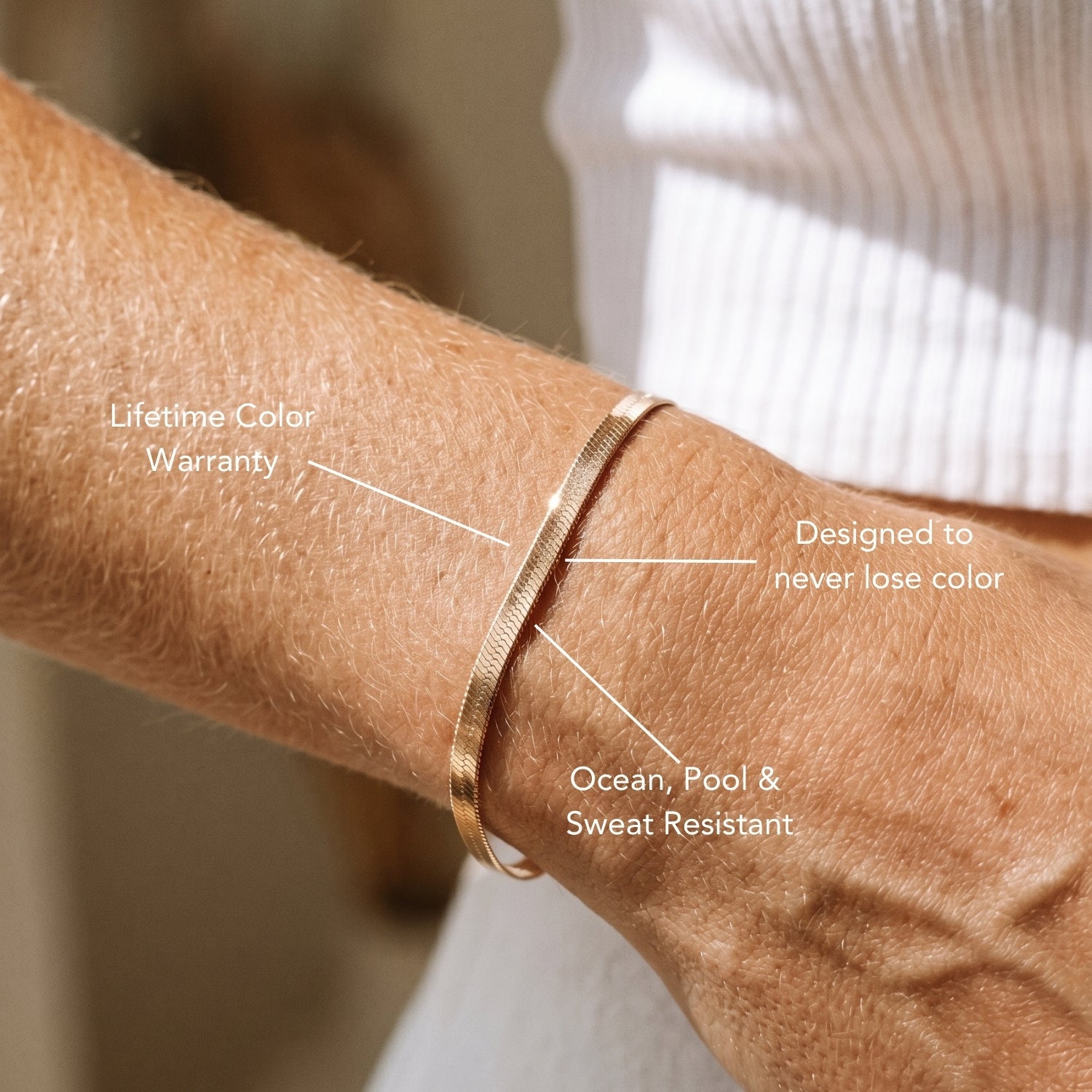 "Kauai" Herringbone Bracelet