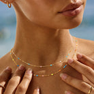 Rainbow Dainty Choker