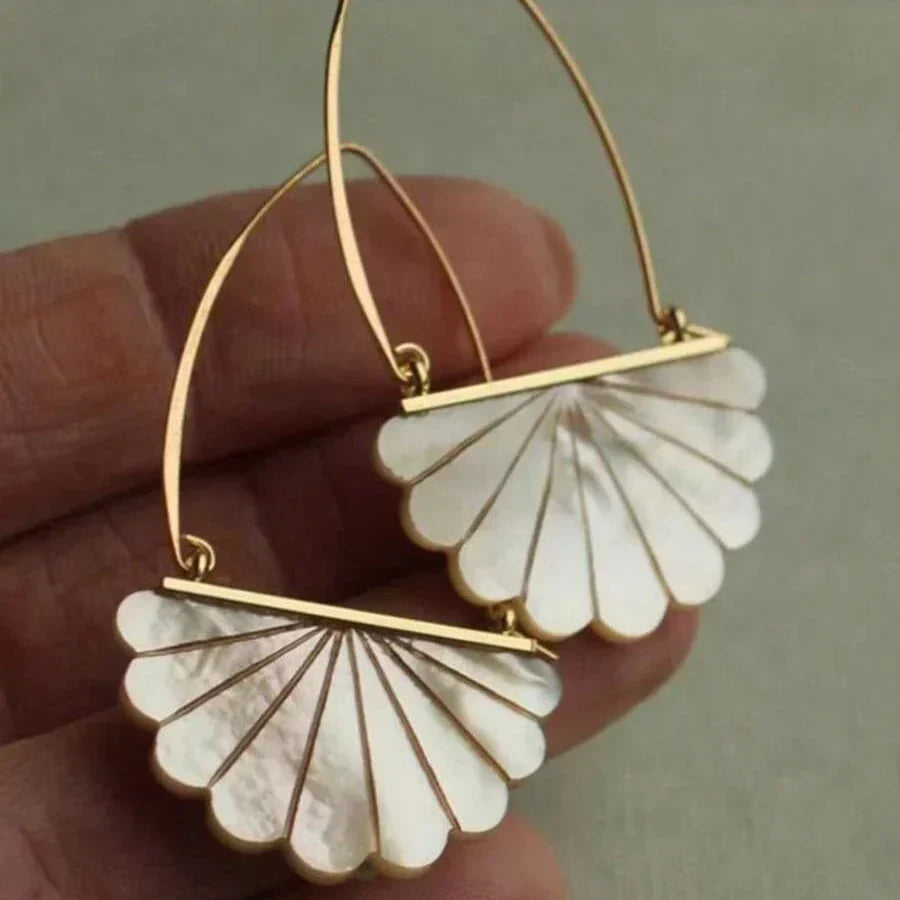 Seraphina | Women Faux Pearl Boho Bridal Earrings