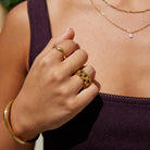 18K Gold Wave Ring - Beautiful Earth Boutique