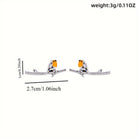 Bird Cartoon Earrings