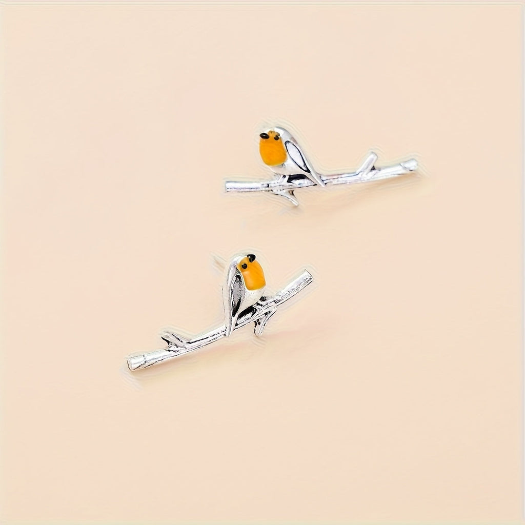 Bird Cartoon Earrings