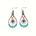 Vintage Boho Double Layer Dangle Earrings