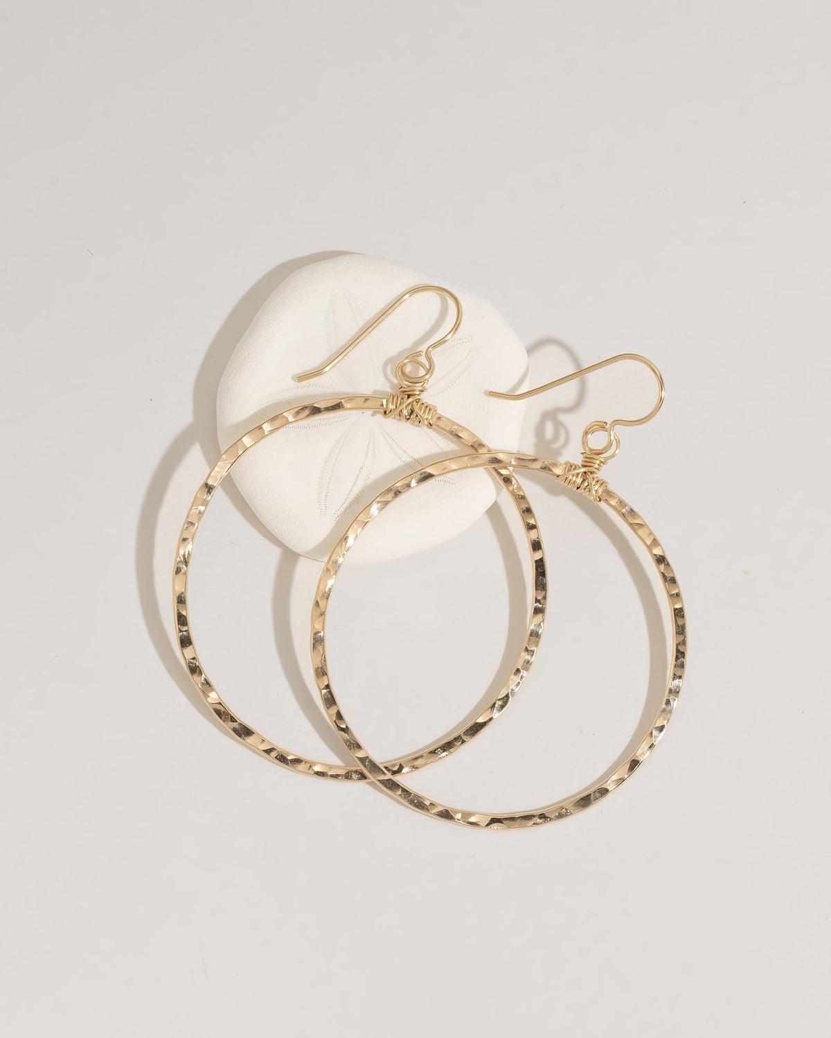 Boho Hoop Earrings small size product shot on white background
