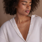Sideways Initial Necklace