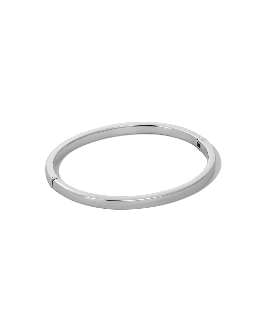 Classic Bracelet in silver, style B product shot on white background