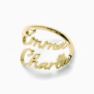 Double Name Ring