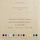 Modern Initial Birthstone Ring