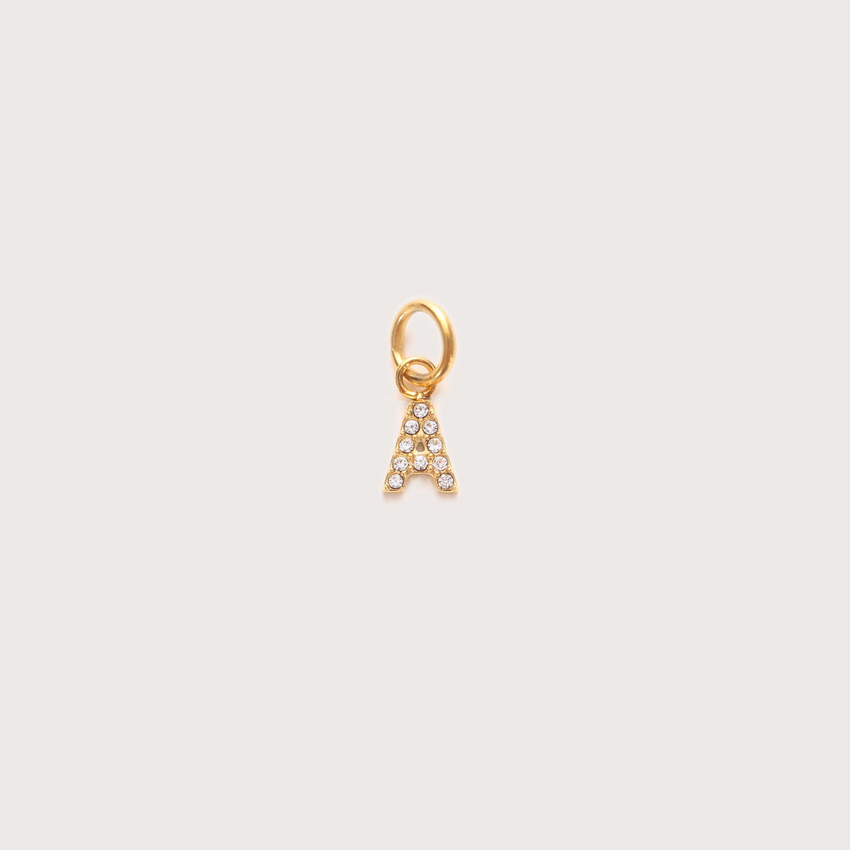 Maude | Women Crystal Initial Letter Necklace Charm