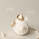 Mini Pearl Huggies Earrings