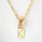 Pave Initial Pendant Necklace
