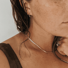 Prosecco Beaded Hoop - LLUME Jewelry