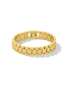 Watchband Bracelet in gold, style B product shot on white background