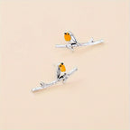 Bird Cartoon Earrings