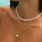 White Beaded Choker