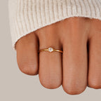 Birthstone 18K Gold Rings - Beautiful Earth Boutique