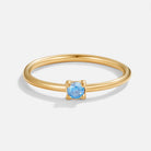 Birthstone 18K Gold Rings - Beautiful Earth Boutique