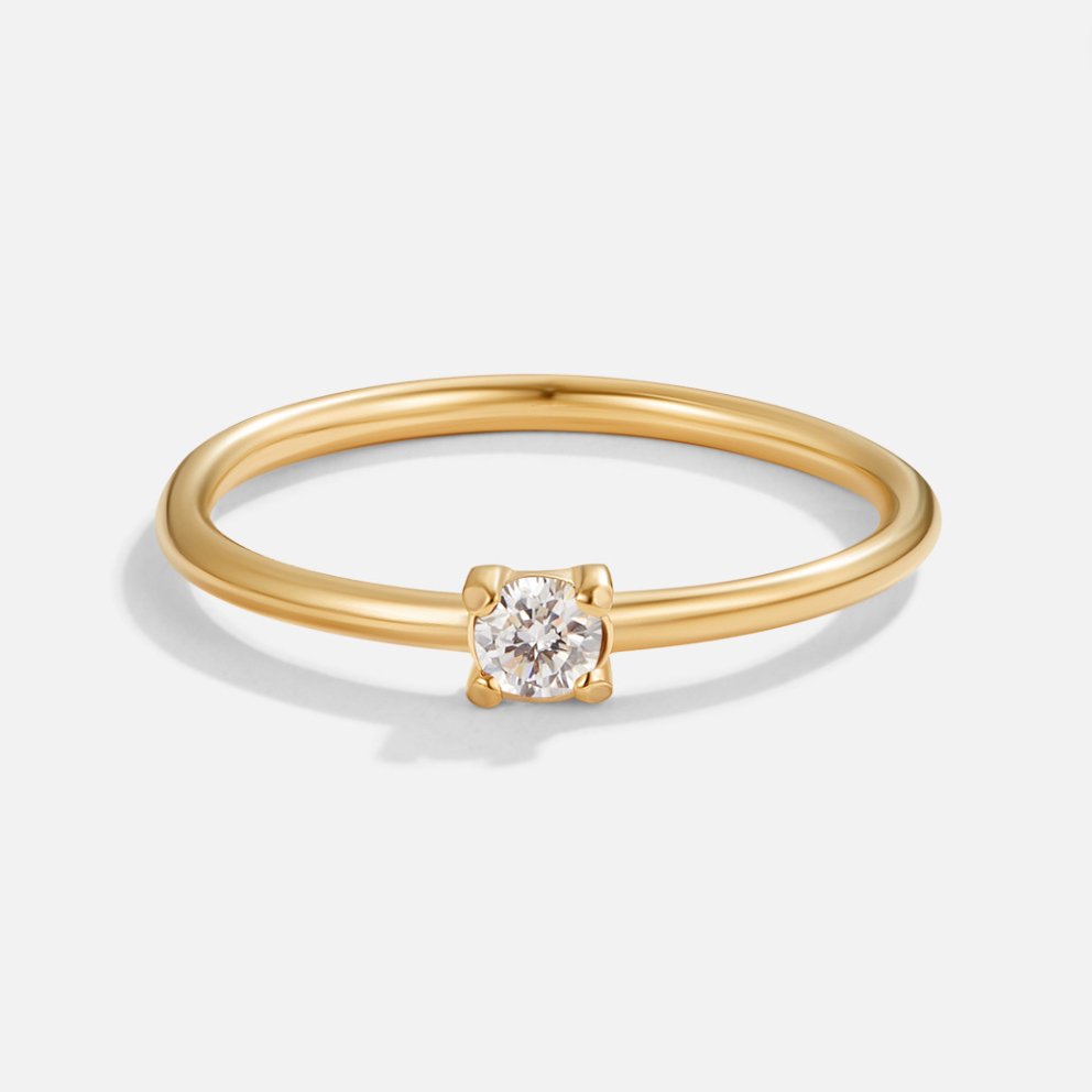 Birthstone 18K Gold Rings - Beautiful Earth Boutique