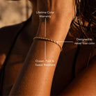 "Calvi" Rope Chain Bracelet