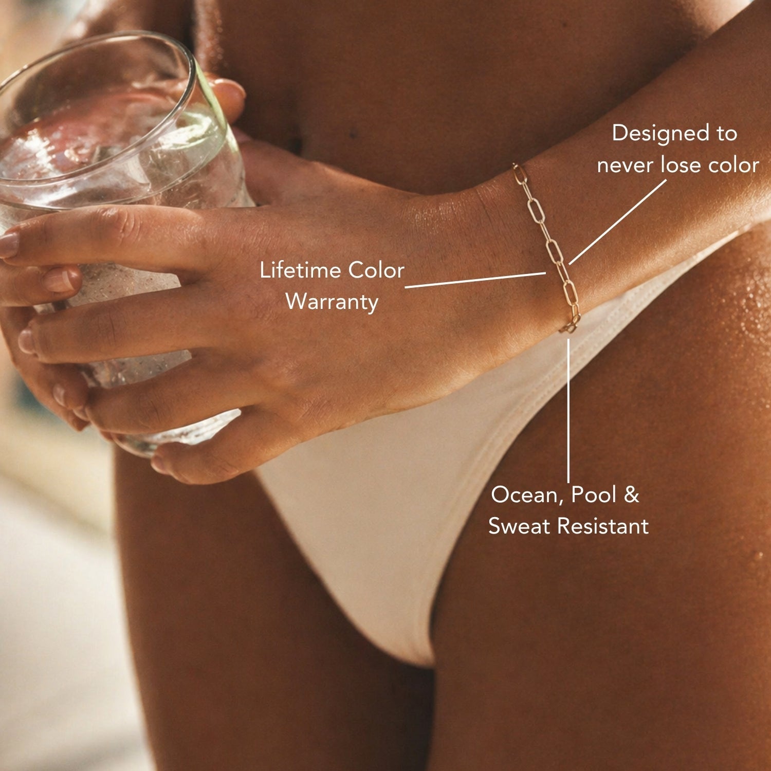 "Cozumel" Paperclip Bracelet
