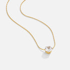 Lora Round Crystal Necklace - Joie d’Or
