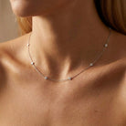 Mia Dainty Crystal Necklace - Joie d’Or