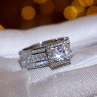 Beatrix | Women Square Cubic Zirconia Ring