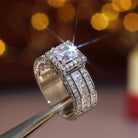 Beatrix | Women Square Cubic Zirconia Ring