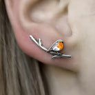 Bird Cartoon Earrings