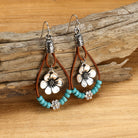 Vintage Boho Double Layer Dangle Earrings