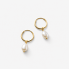 Freshwater Pearl Bella Hoop Earrings - Beautiful Earth Boutique