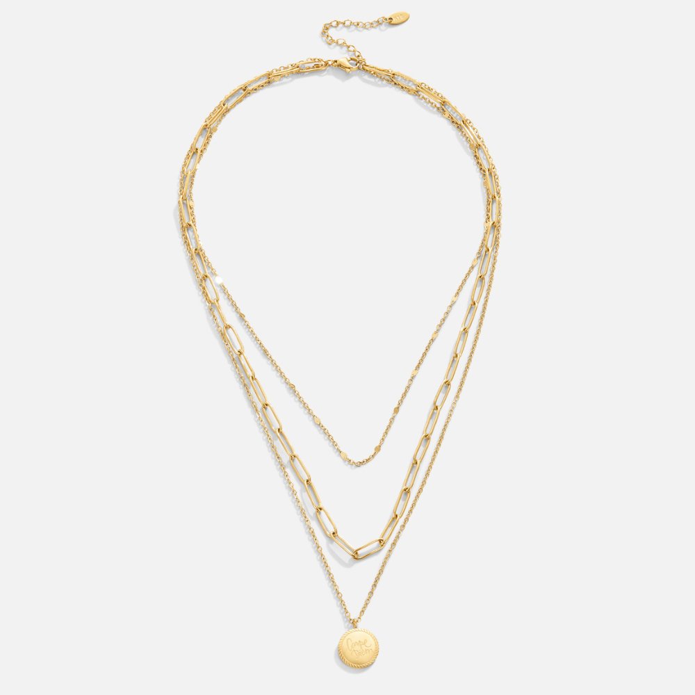 Geya Coin Layered Necklace - Beautiful Earth Boutique