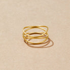 Gold Infinity Loop Ring - Beautiful Earth Boutique