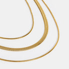 Gold Multi-Layered Chain Necklace - Beautiful Earth Boutique