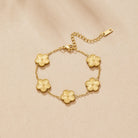 Golden Clover Bracelet - Beautiful Earth Boutique