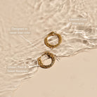 Hammered Hoops Earrings