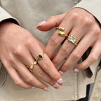 Minimal Tiger's Eye Ring