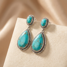 Odette | Women Turquoise Statement Necklace and Earrings Set