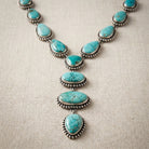 Odette | Women Turquoise Statement Necklace and Earrings Set