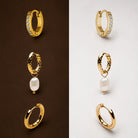 Tiny Huggie Hoops