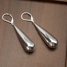 Golden Teardrop Dangle Earrings