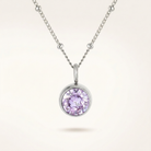 Birthstone Necklace, June | Alexandrite, Silver
