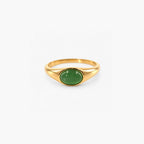 Kori Ring - Green Cats Eye
